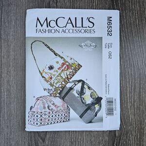 NEW McCall's M6532 Bags Pattern